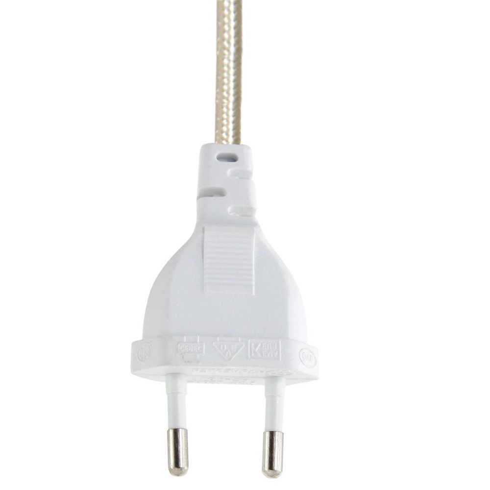 Table lamp Ancilla sand brown with white glass