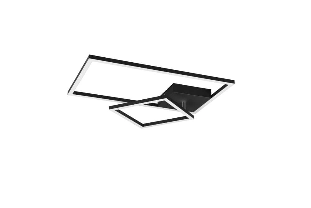 Black ceiling lamp Padella led Trio 4017807521832
