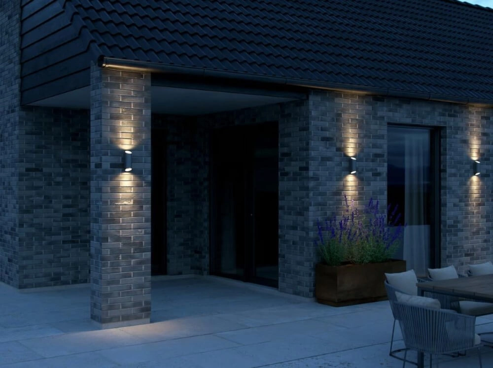 Anthracite outdoor lamp Nico Round Nordlux 5704924010989
