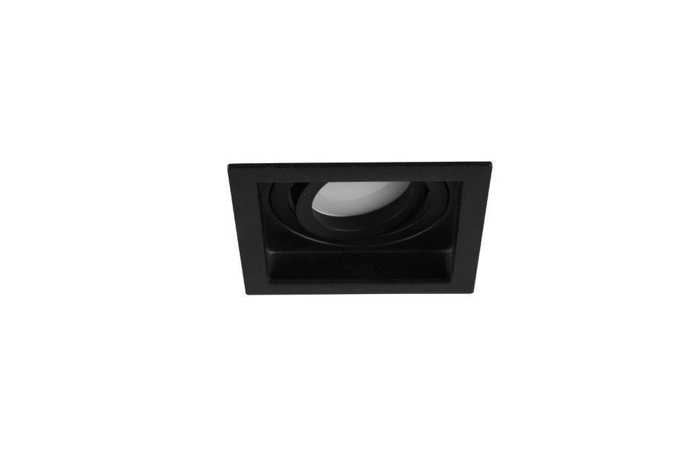 Adjustable recessed spot Kenai GU10 square black