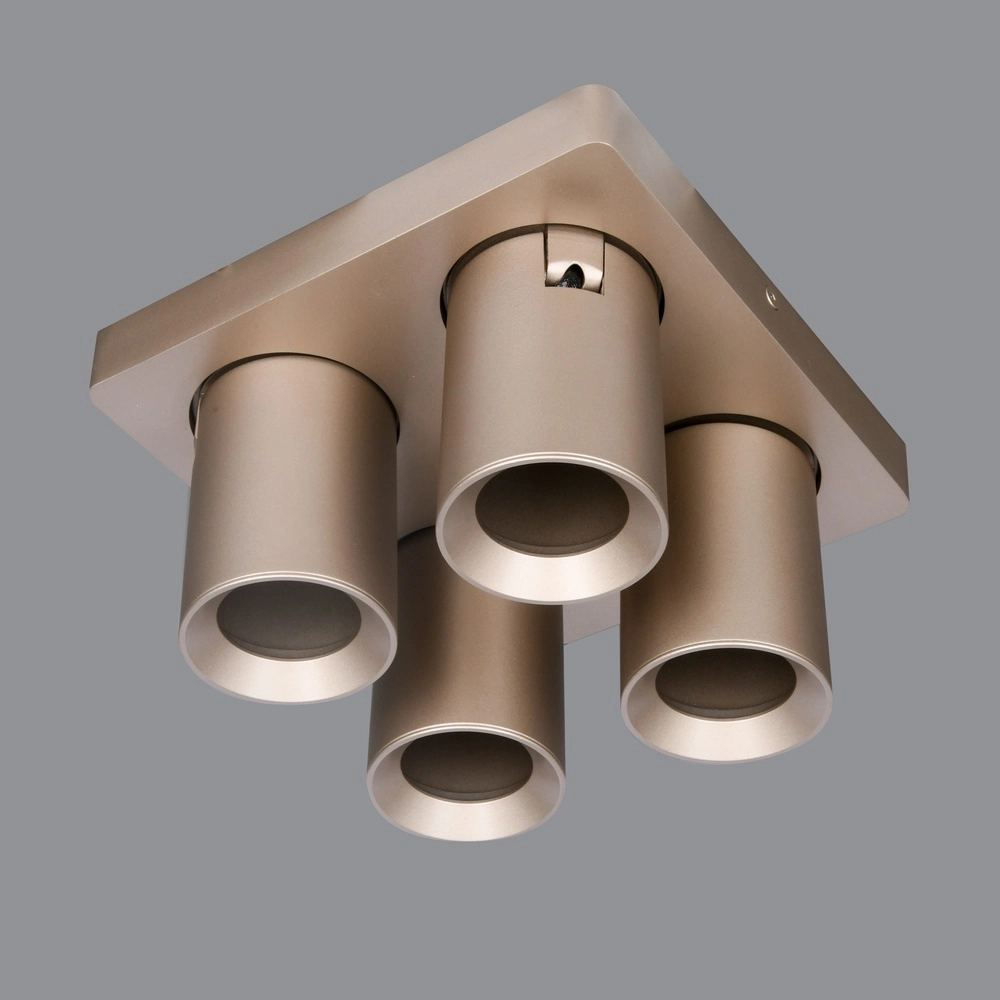 4-light surface-mounted spot Megano champagne Artdelight 8720701103498
