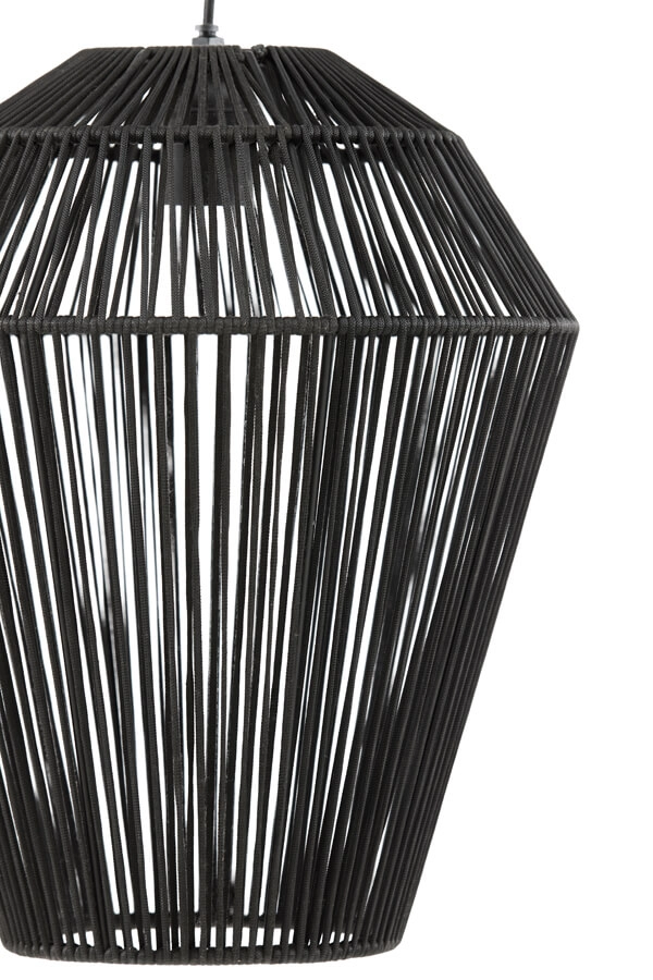 Bohemian pendant lamp Deya black Ø 38cm Light & Living 8717807681159