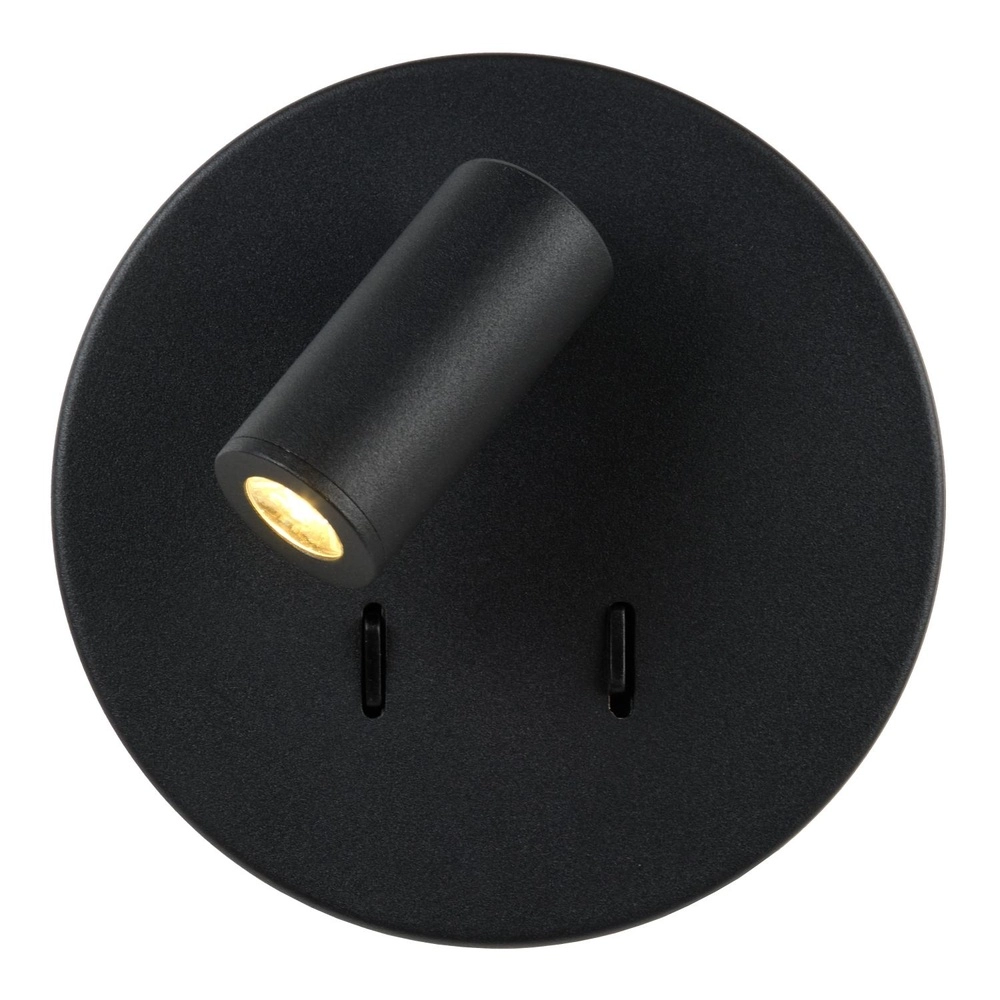 Bedside lamp Bentjer Black Lucide 5411212791641
