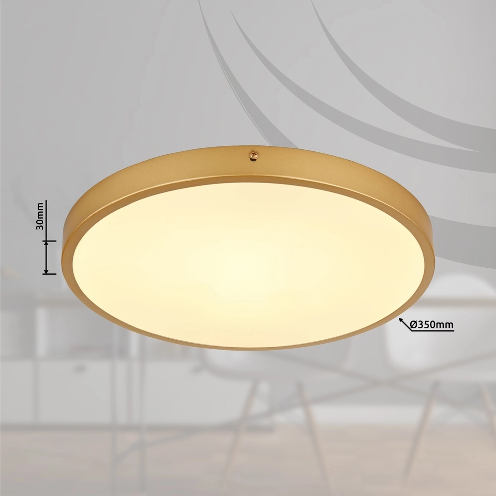 Ceiling light Tibey design gold Ø 35cm Globo 9007371454211