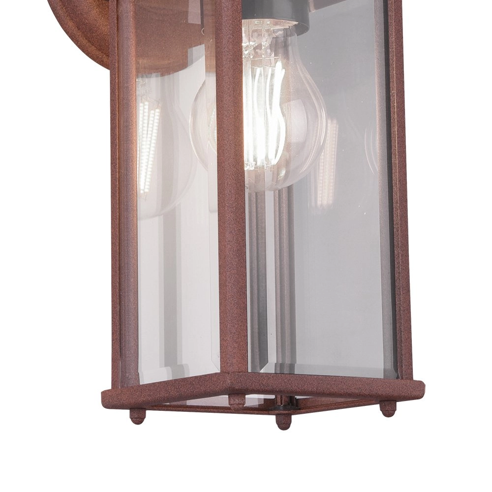 Veranda lighting Olona 29.5cm rust brown Trio 4017807442045