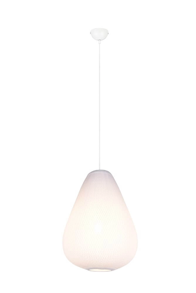 White design pendant lamp Janine Ø 48cm