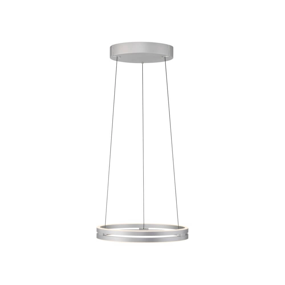 Sleek hanging lamp Pure E-Loop aluminum