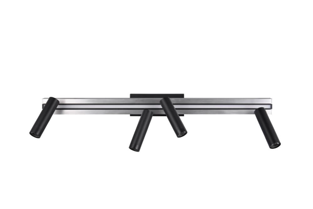 4-light LED spot Zeno metal with black Trio 4017807614619