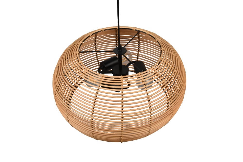 Rattan pendant lamp Inga Ø 50cm Trio 4017807544800