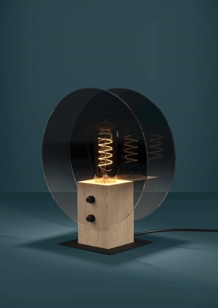 Table lamp Millena wood with black Stars of Light 9008606239450