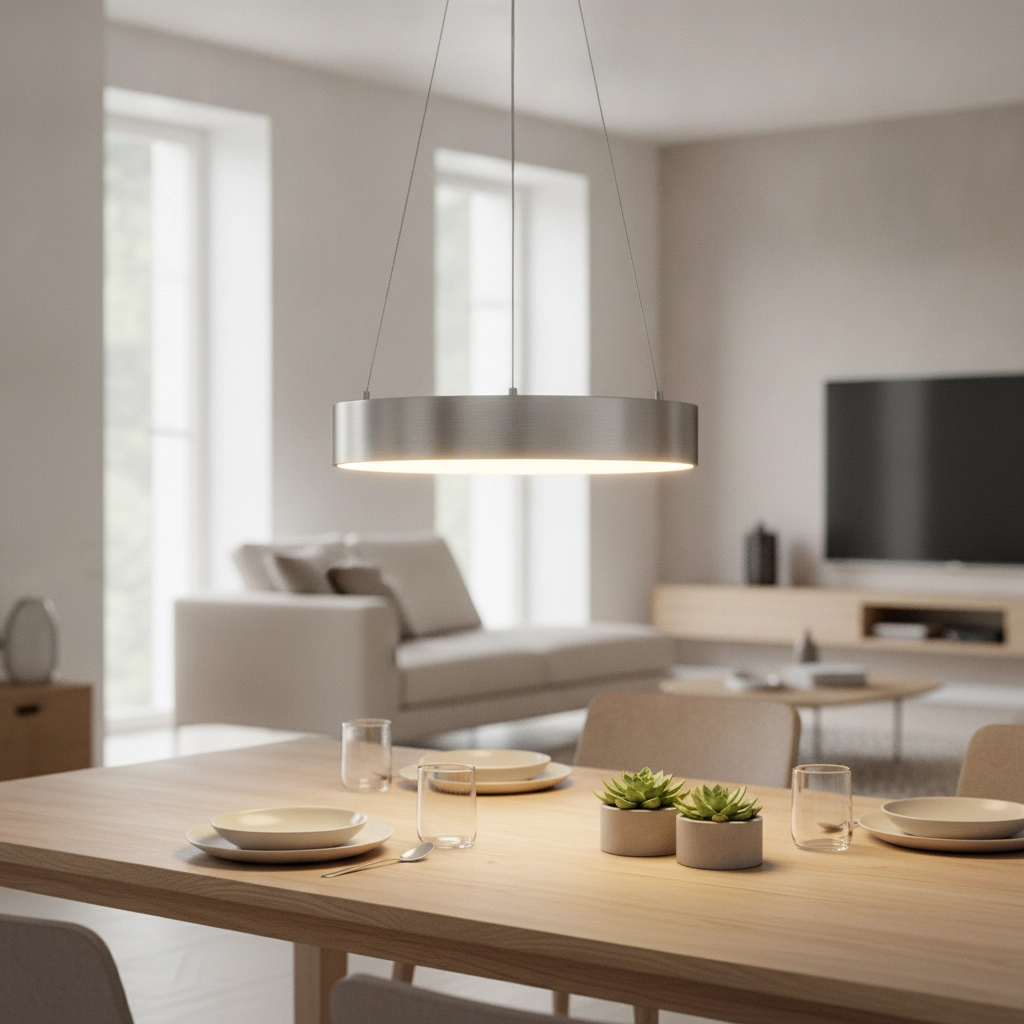 Pendant lamp Rando Thin silver grey Ø 38cm