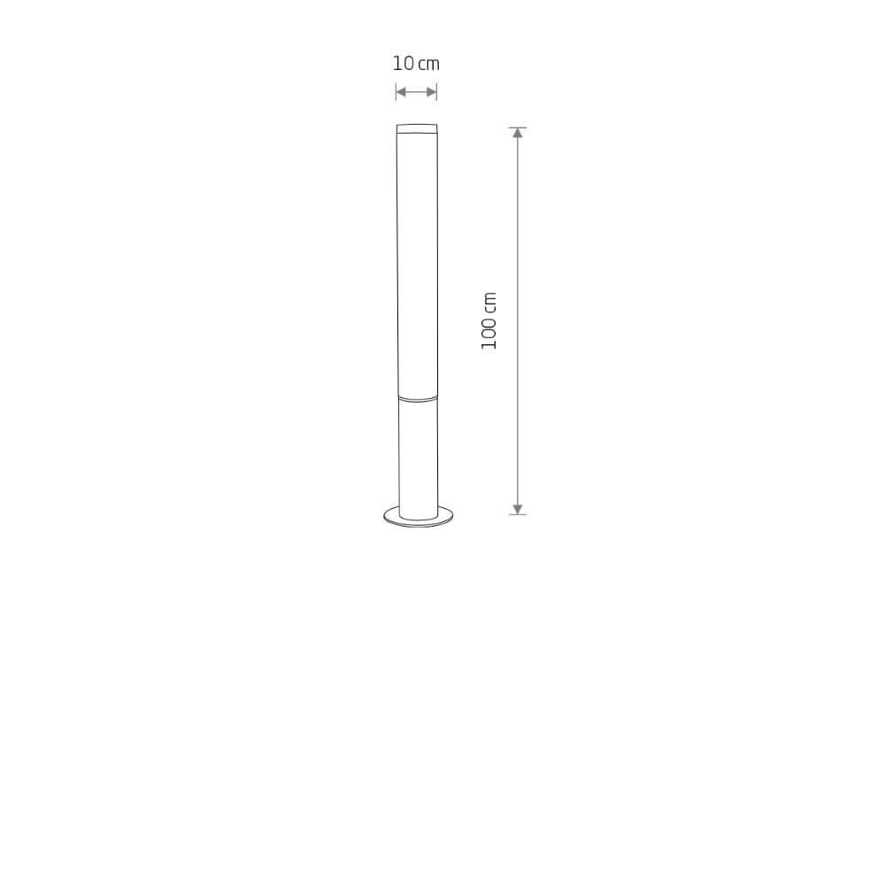 Sleek garden lamp Mia M LED 100cm Lyora 5903139113748