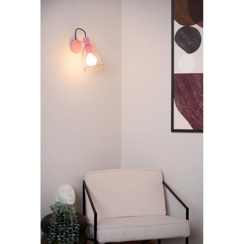 Wall light Macarons pink Lucide 5411212741172