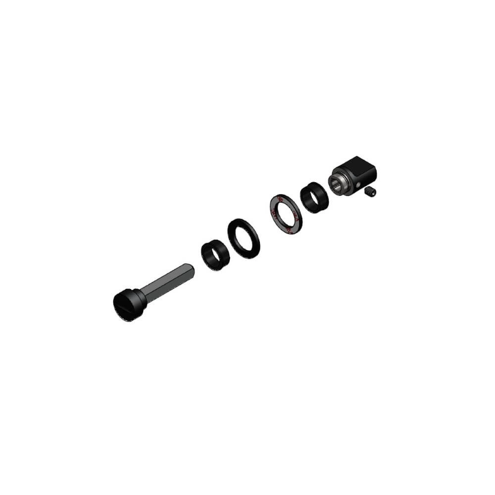 Toilet closure Tira Small rosette black round Intersteel 8714186518816