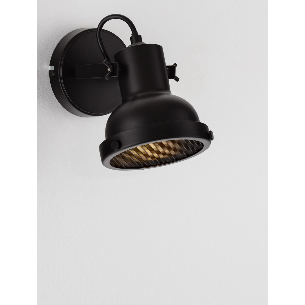 Wall lamp Ruvi black single Lyora 5212017446350