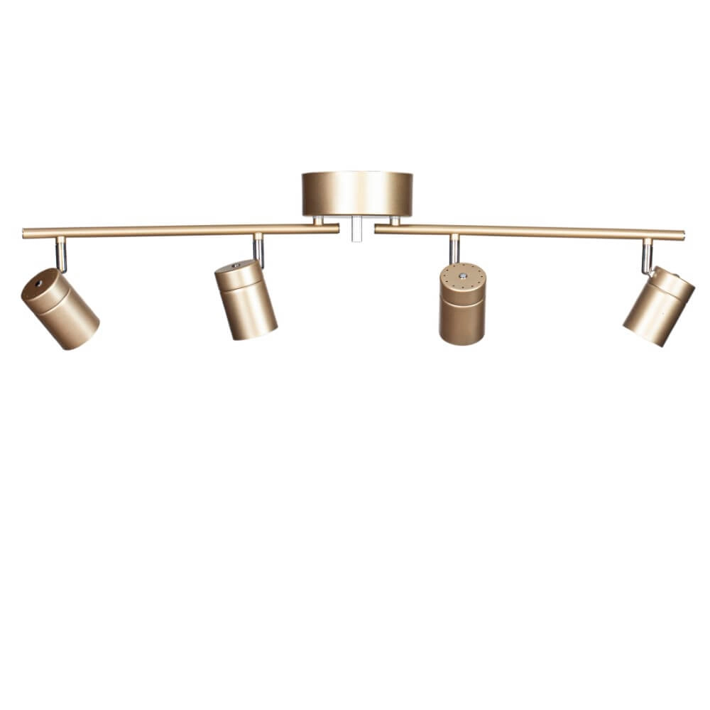 Ceiling light Correct gold 4-light