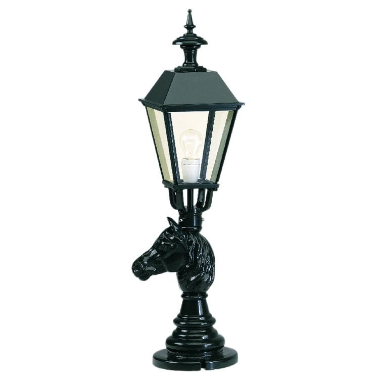 Pathway light Californie horse - black