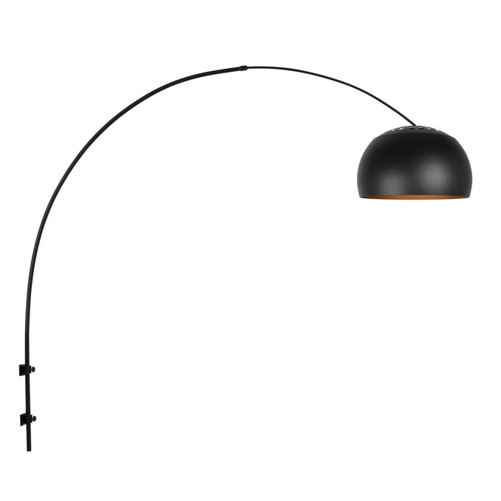 Black wall lamp Globe Black