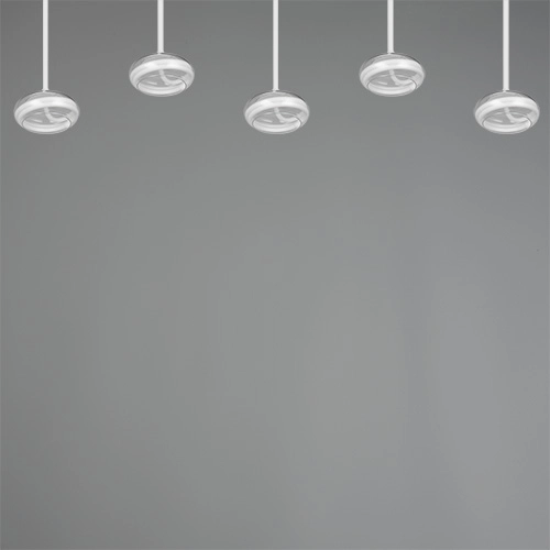 5-light design pendant lamp Tarsia white Trio 4017807683400