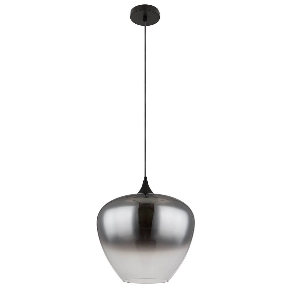 Black pendant lamp Maxy single Ø 29cm Globo 9007371446902