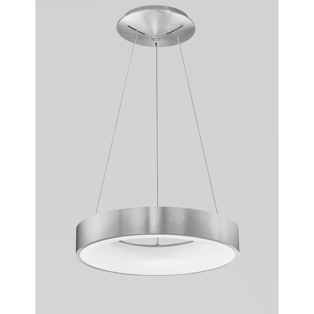 Pendant lamp Rando Thin silver grey Ø 38cm Lyora 5212017420183