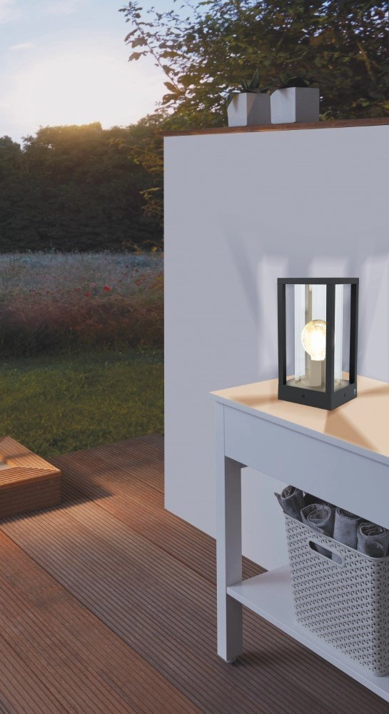 Black pedestal lamp Cascinetta Eglo 9002759987145