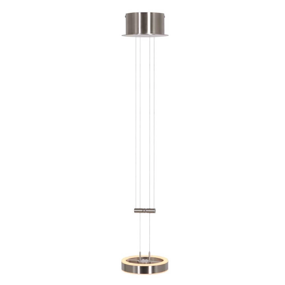 Sleek LED pendant light Piola Stainless steel
