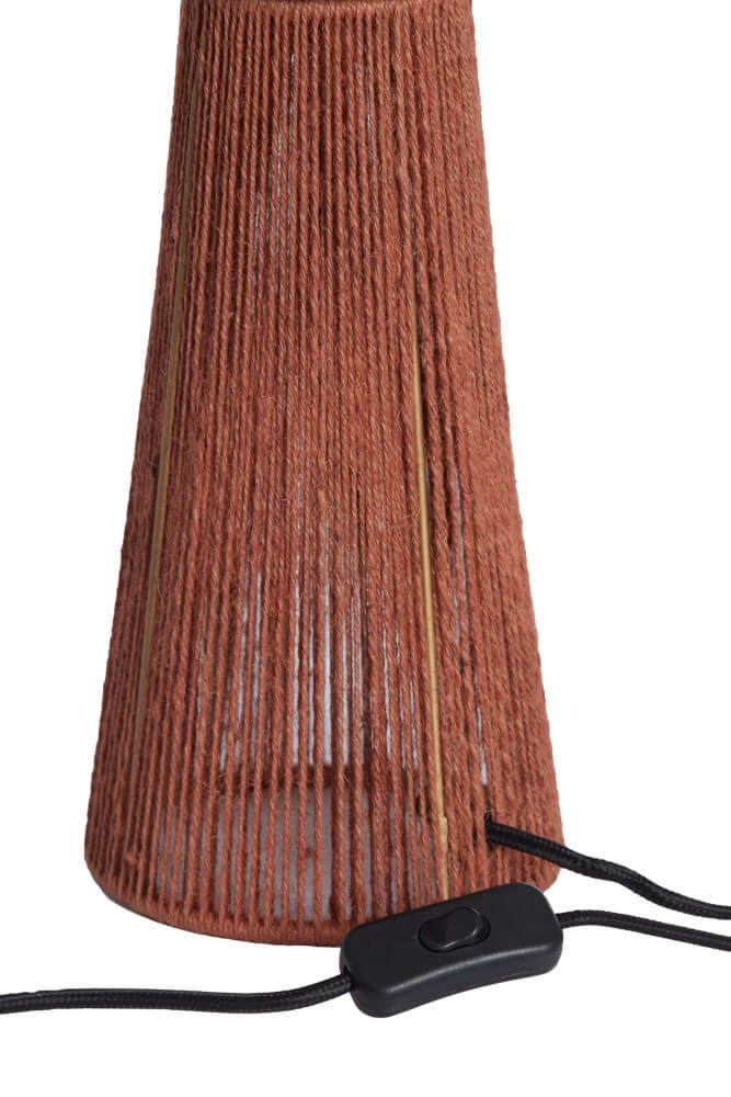 Red table lamp Fugia Ø 36cm Light & Living 8717807701833