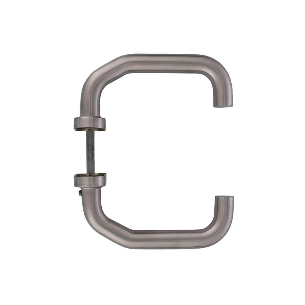 Door handle Verkropt Stainless steel oval rosette Intersteel 8714186051016