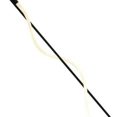 Floor lamp Serpent 141cm black Searchlight 5053423190204