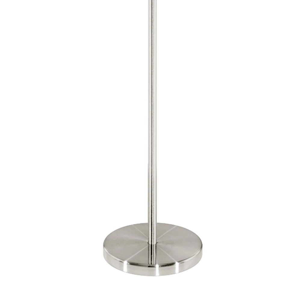 Floor lamp Pasteri 28cm nickel matt with light brown shade Eglo 9002759951672