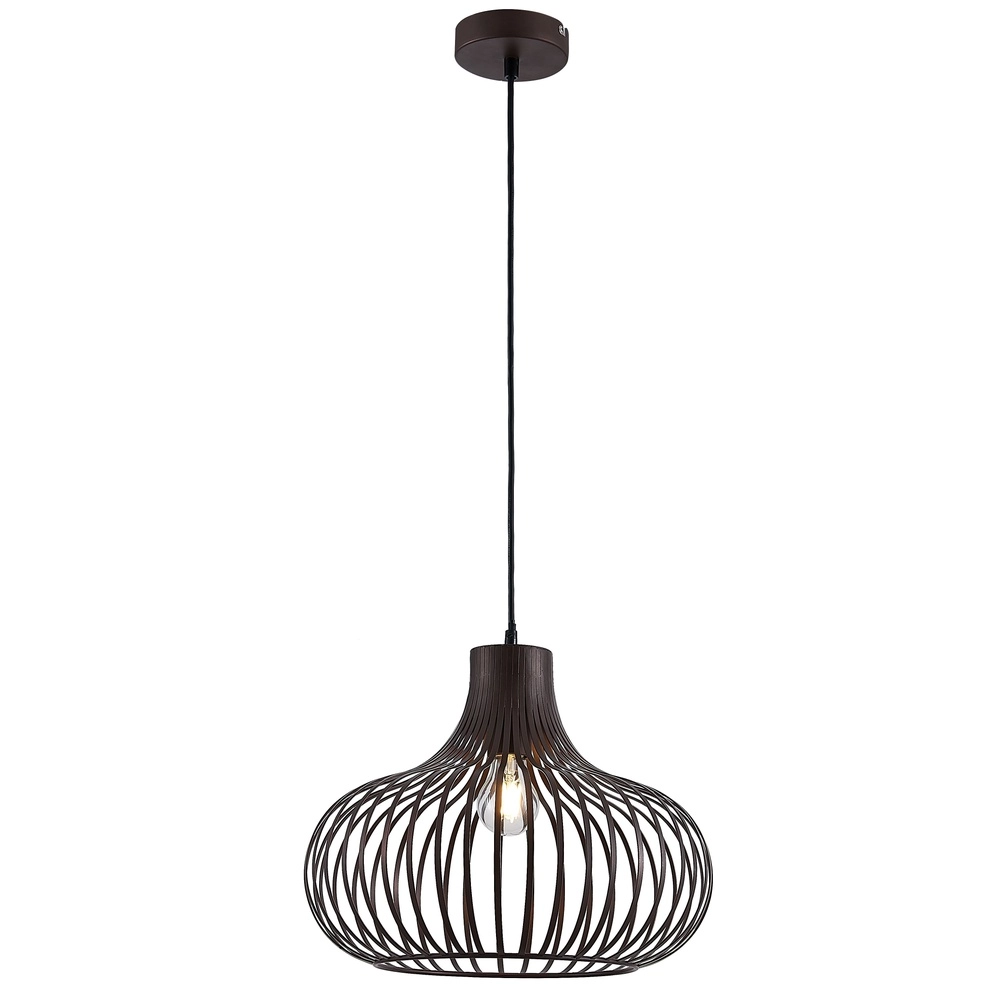 Design pendant lamp Mateo rust brown