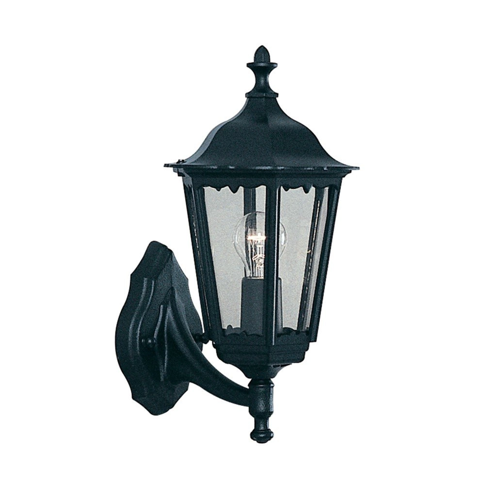 Classic outdoor lamp Alex Up black