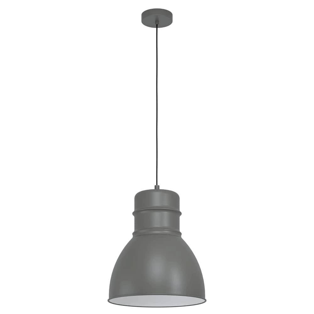 Gray hanging lamp Ebury Ø 38cm