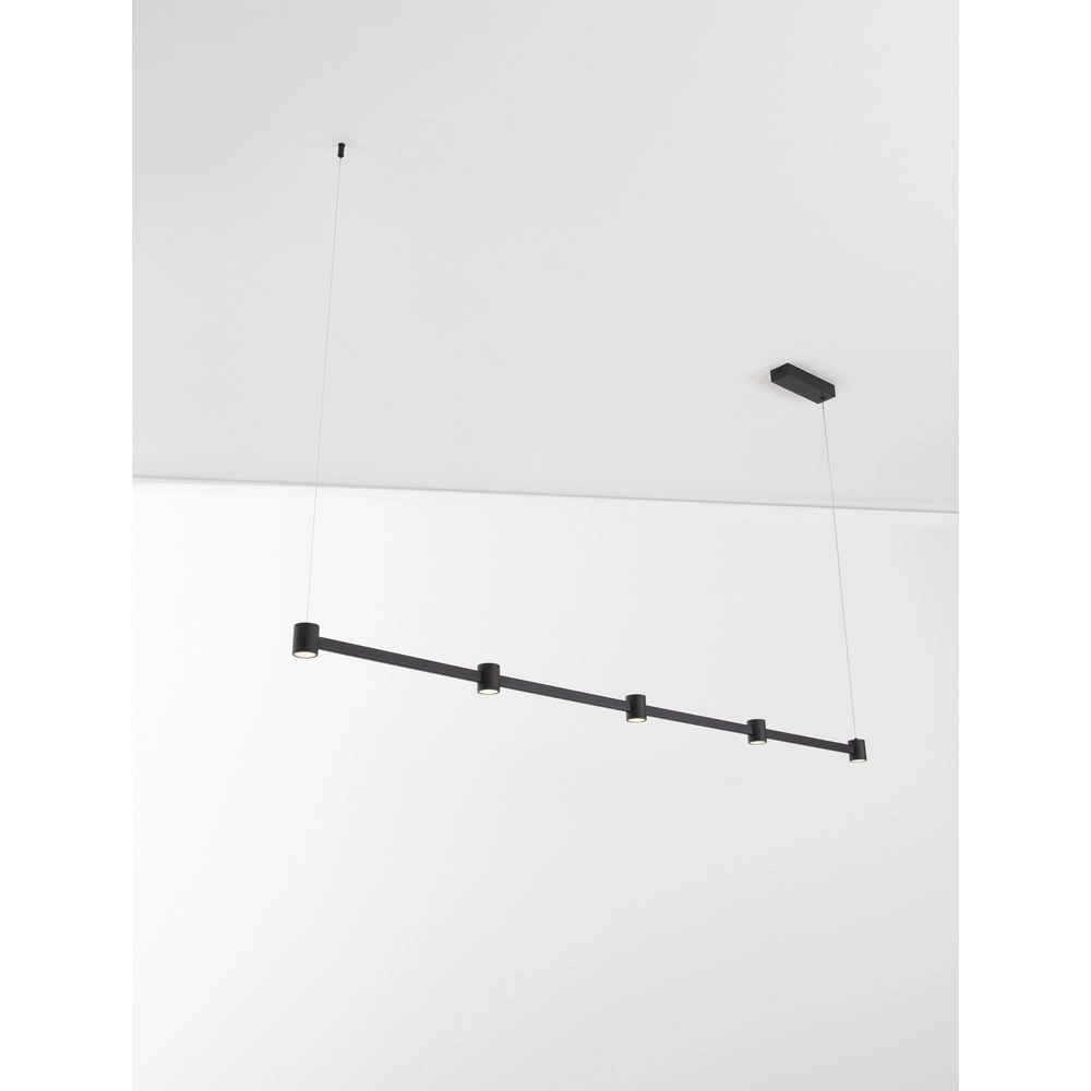 Design pendant lamp Puize 5-light black Lyora 5212017448590