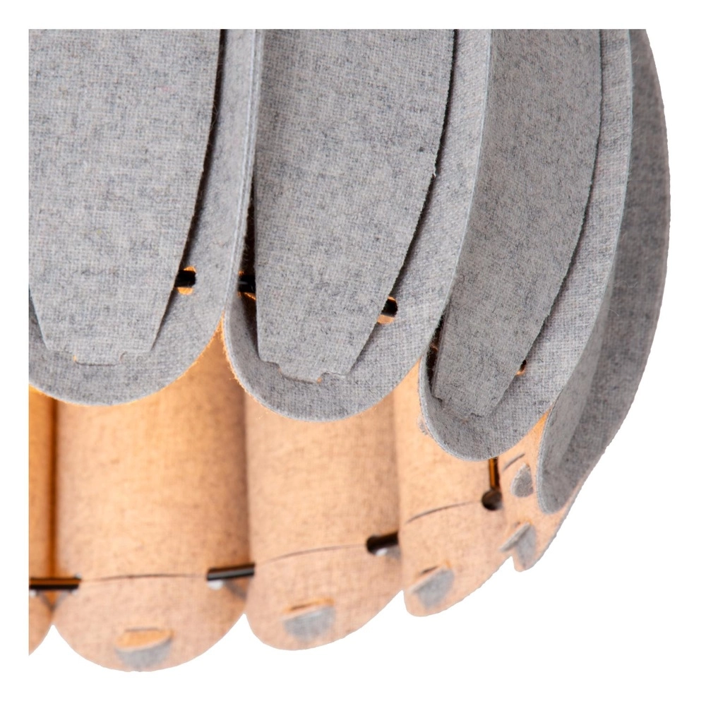 Ceiling lamp Spencer Ø 30cm grey Lucide 5411212343659