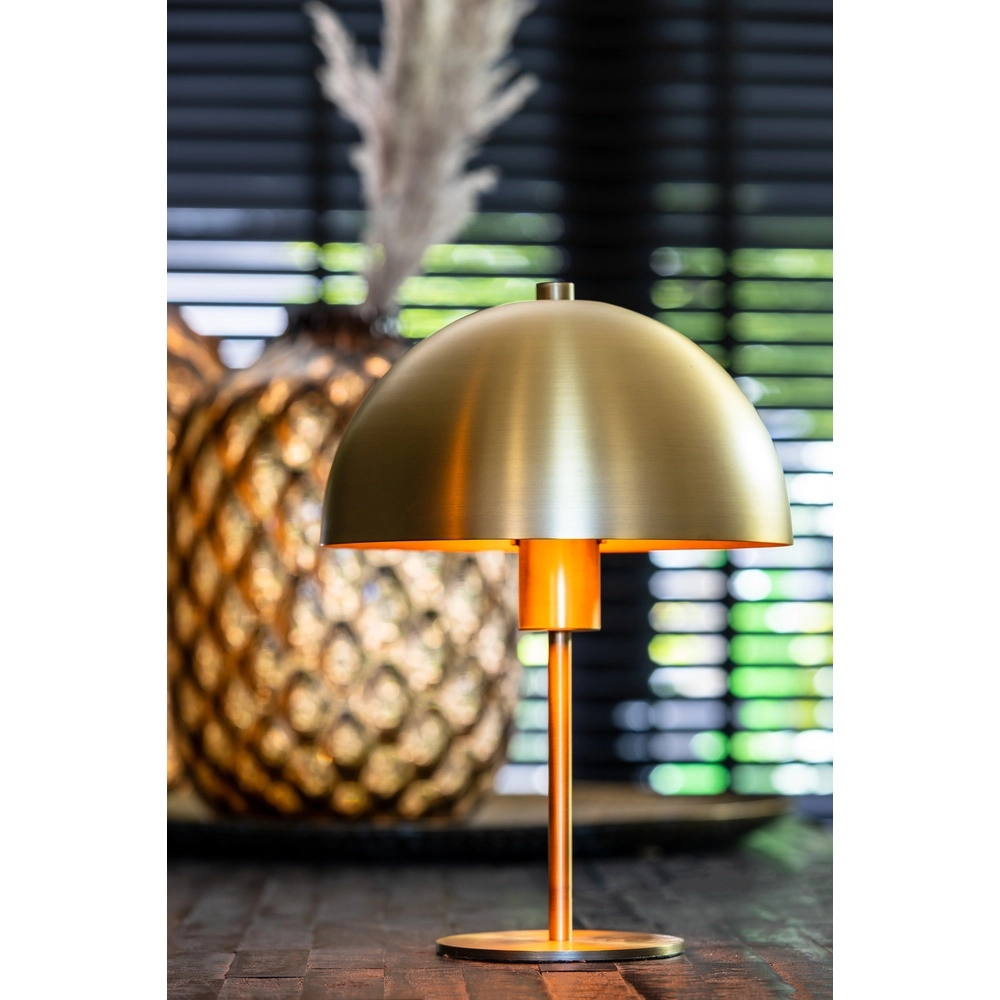 Table lamp Merel brass matt Ø 25cm Light & Living 8717807314231