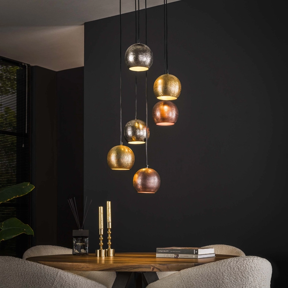 Industrial pendant lamp Bol 6x E27