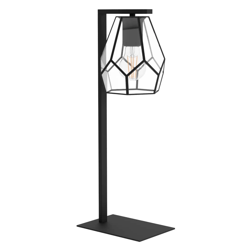 Table lamp Mardyke black with glass