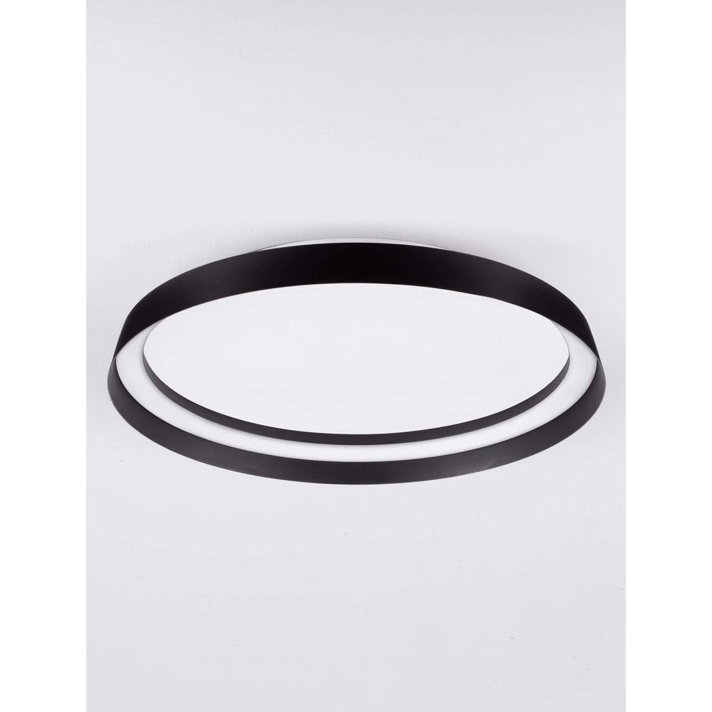 Design ceiling light Ormi Ø 45cm black Lyora 5212017463098