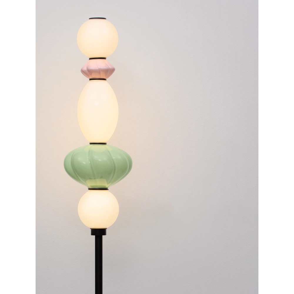 Floor lamp Oneta white - pink - green Lyora 5212017473967