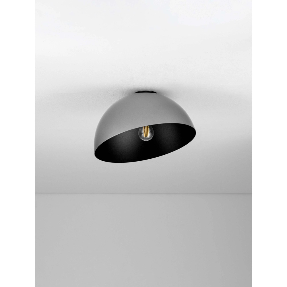 Ceiling lamp Onia black Ø 29cm Lyora 5212017458162