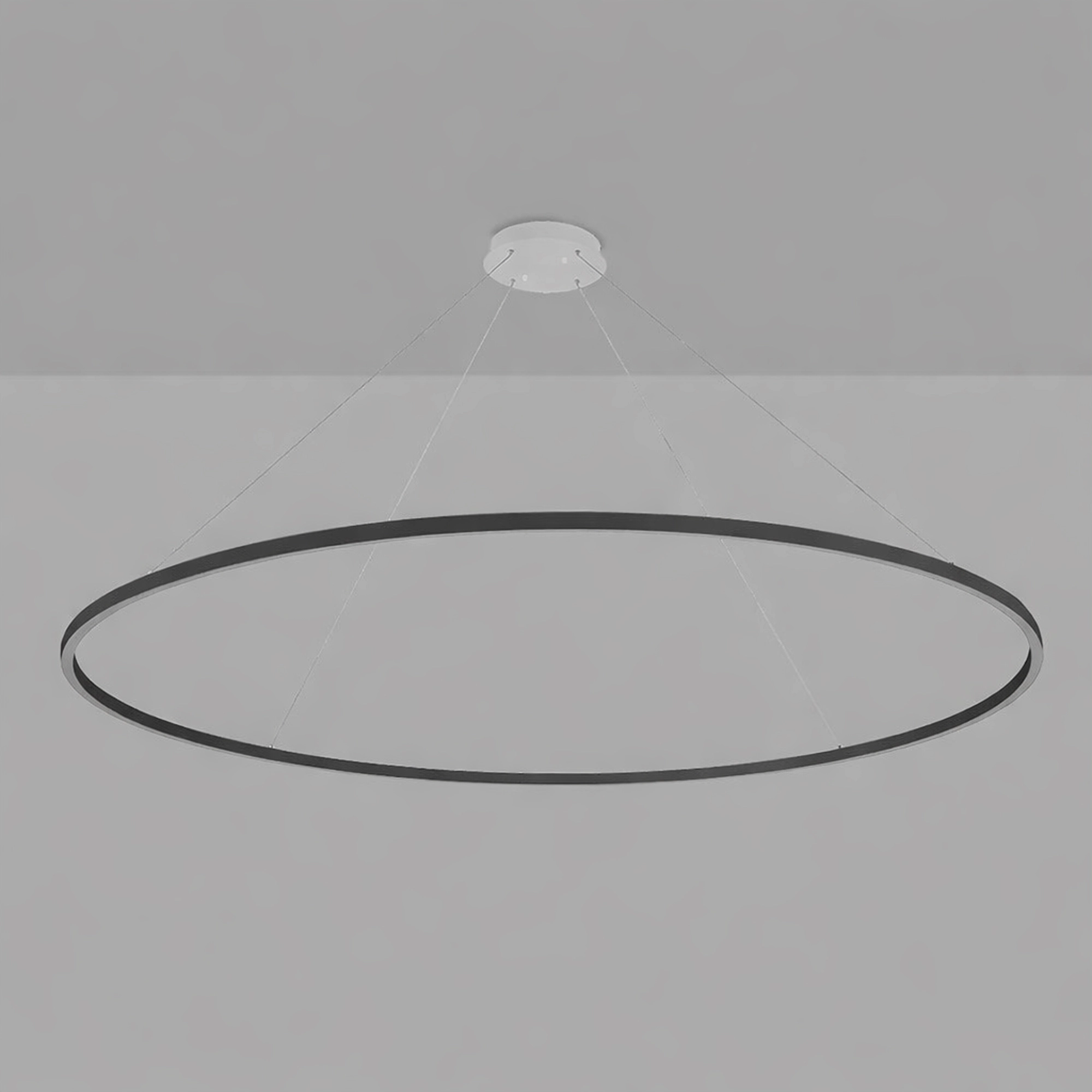 Design pendant lamp Compass Ø 200cm black Lyora 5053423308074