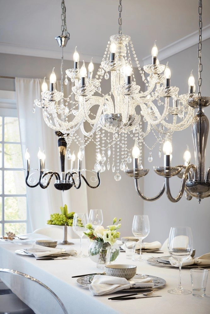 Chandelier Basilano 1 100cm 18-light gray Eglo 9002759391034