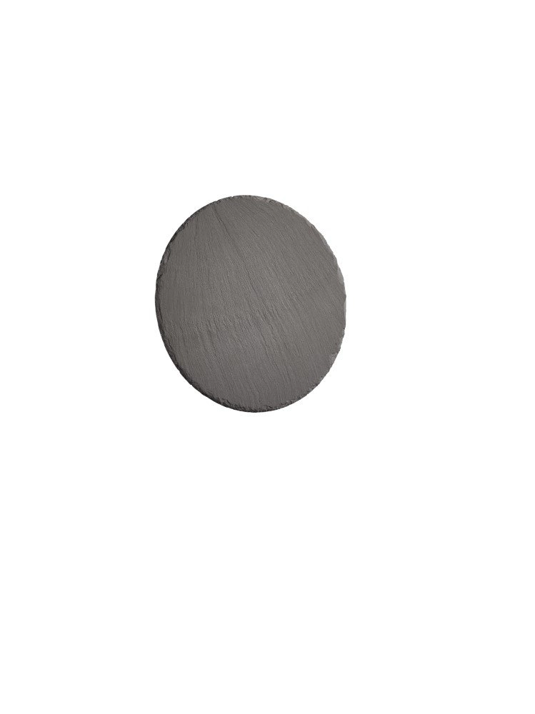 Slate wall lamp Raven Round 20cm slate gray Trio 4017807465921