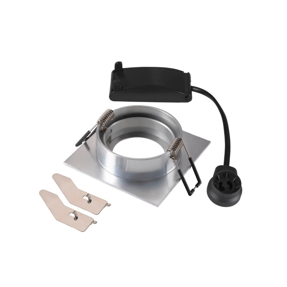 Recessed spotlight New Tria 68 square - aluminium - GU10 SLV 4024163276160