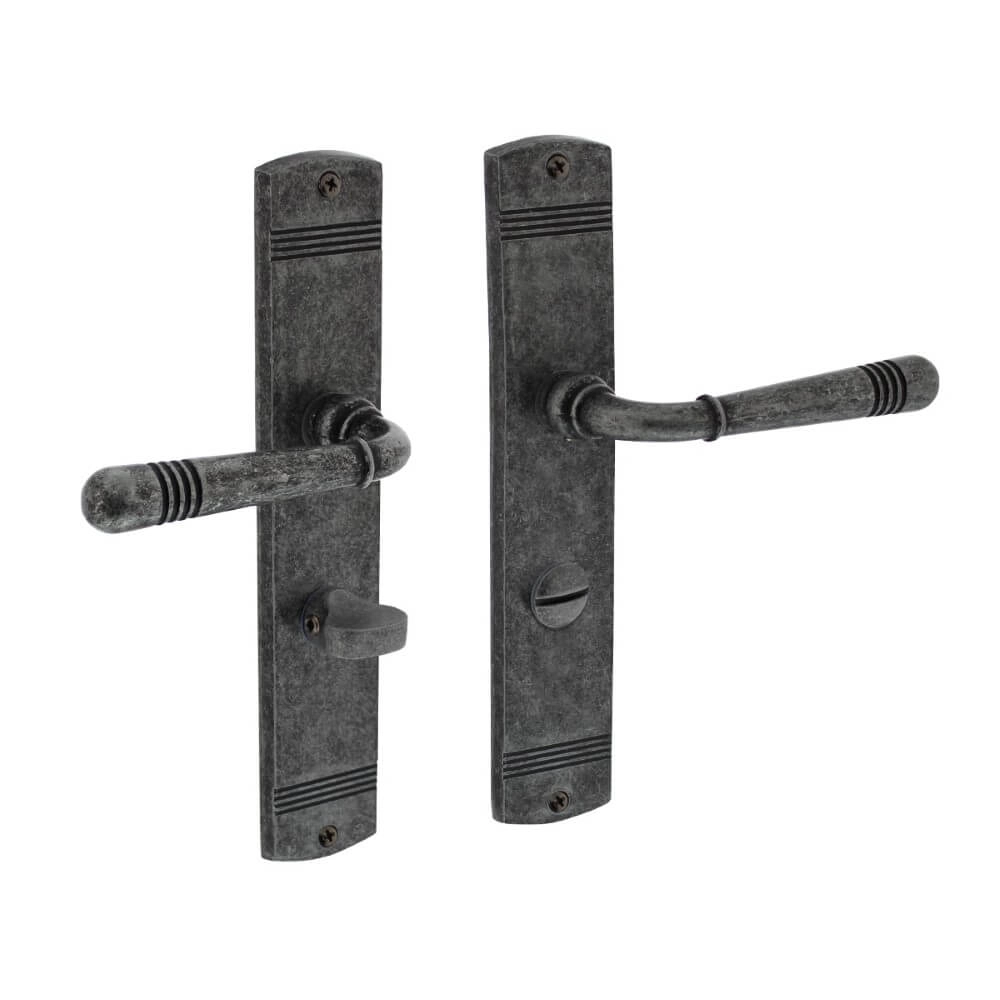 Classic door handle Helena WC closure 63/8 old grey