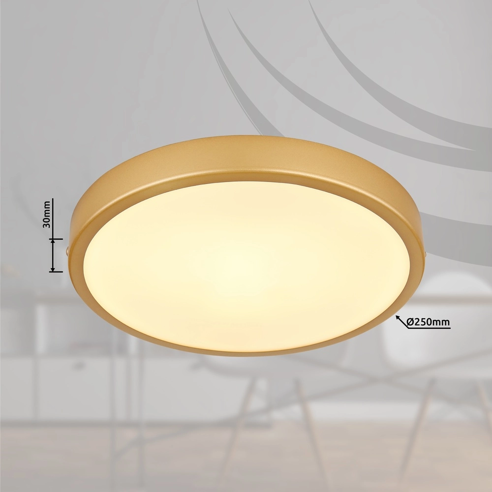 Ceiling light Tibey design gold Ø 25cm Globo 9007371451210