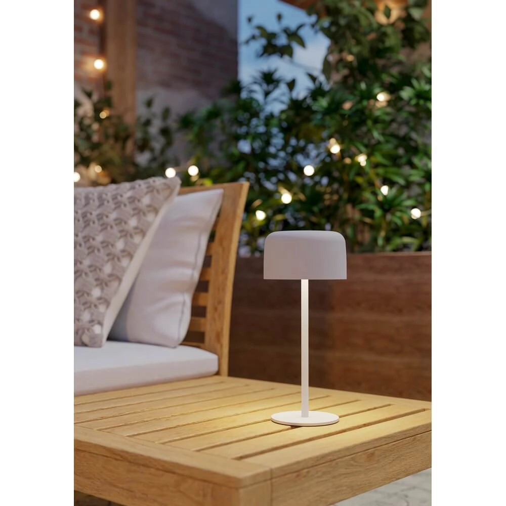 Sleek table lamp Roccanova Solar White with USB Eglo 9008606355044