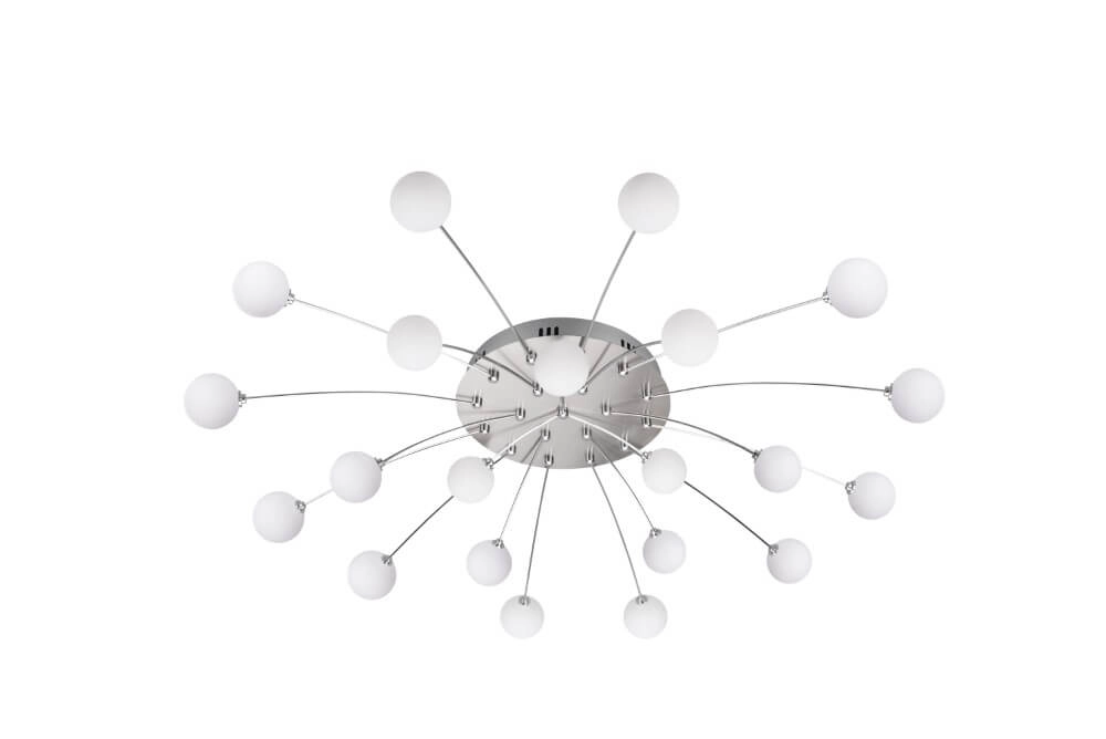 Designer ceiling lamp Bullet nickel Trio 4017807539226